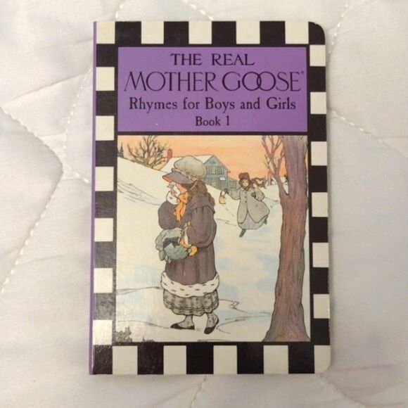Vintage 1987 The Real Mother Goose Rhymes for Boys & Girls Mini‎ HC 6 Book Set - Picture 7 of 14